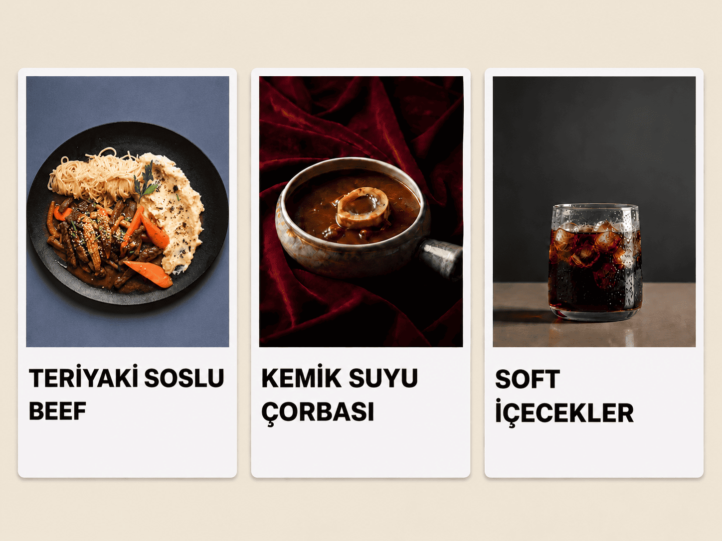 With teriyaki sauce beef Meal