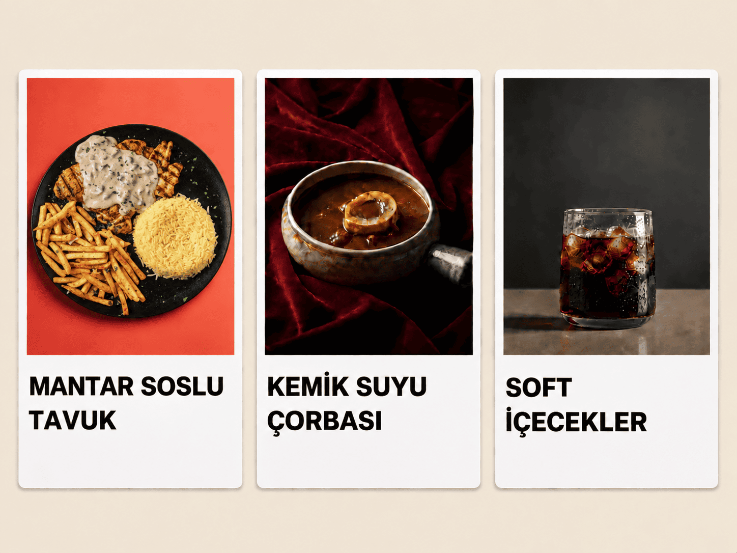 With mushroom sauce Chicken Meal